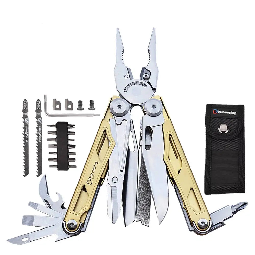 Daicamping DL301 DL30 DL1 Diy Multi Tool Folding  Knife Multi-tool Clamp EDC Manual Hand Tools Multifunctional Plier Multitools