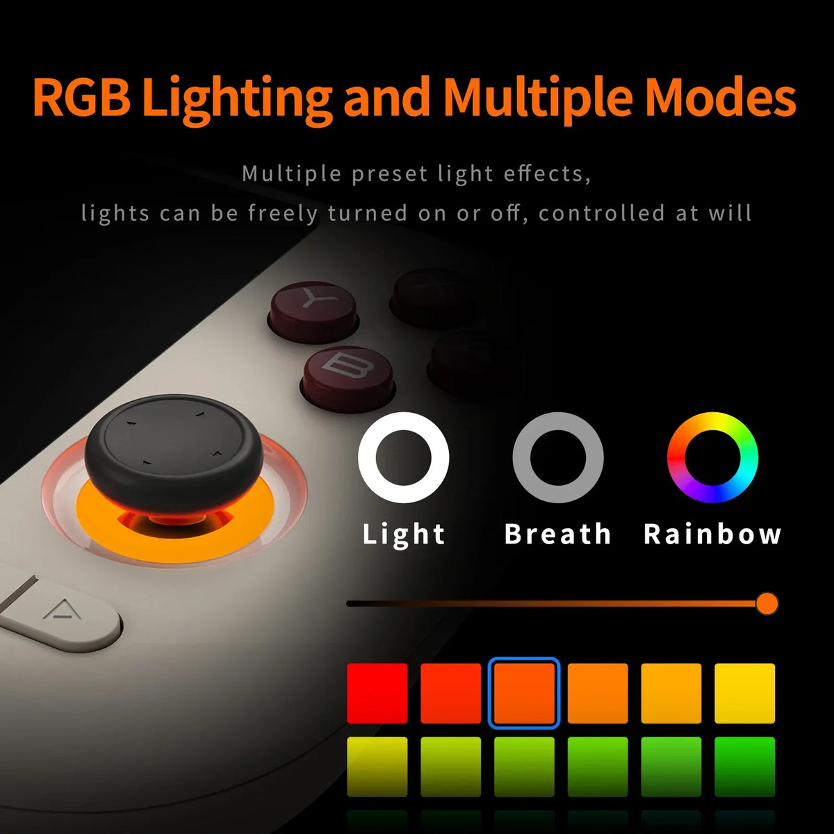 Ampown MANGMI AIR X Handheld Game Console Snapdragon 662 5.5'' Touchscreen Android 14 Active Cooling Fan 15W Fast Charging RGB