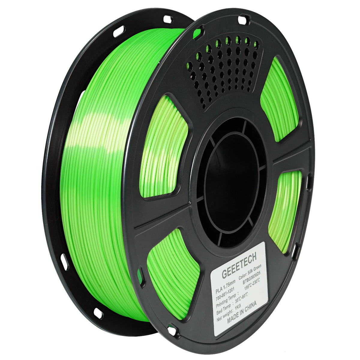 GEEETECH 3D Silk PLA Filament 1kg 1.75mm Spool Wire for 3D Printer Material, Safety, Vacuum Packaging Suitable For Bambu Lab