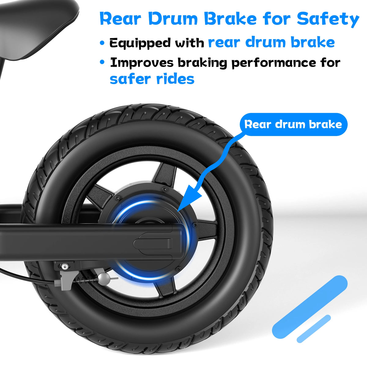 Hiboy BK1 Kids Electric Balance Bike 12 Inch Tire, 5.6/9mph Speed, Adjustable Seat, 4.9 Miles Range for Ages 3-5, Perfect Gift for Boys & Girls