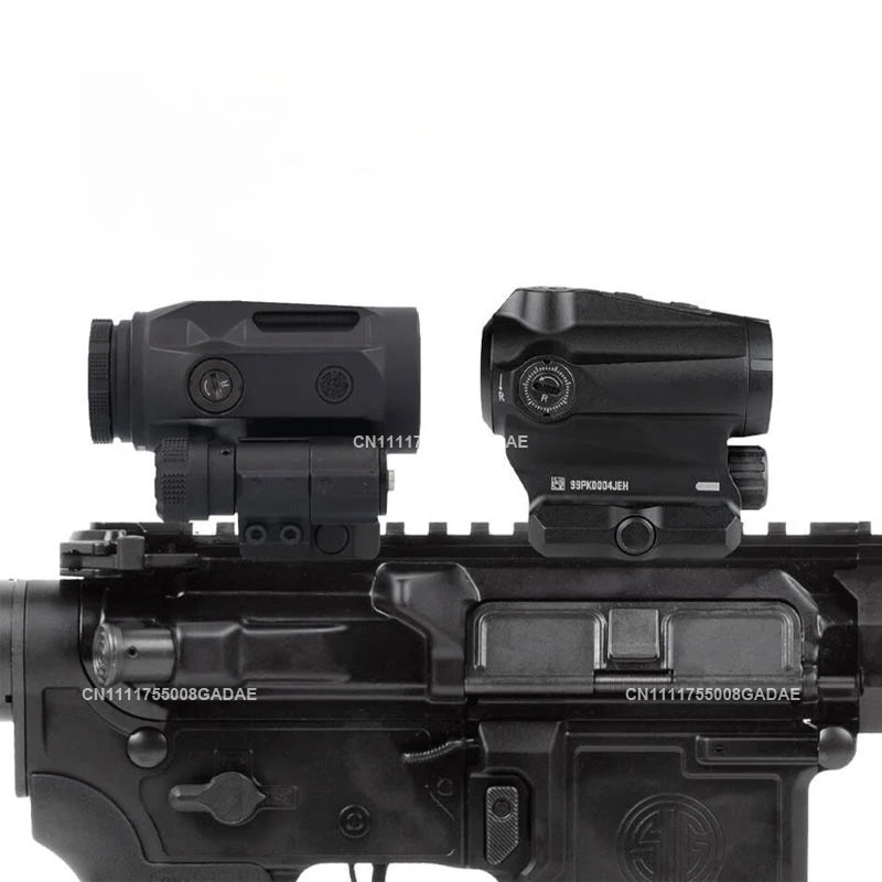 R5XDR GEN II + JULIET5 5X Combo Kit JULIET3 3X Magnifier Rifle Holographic Red Dot Sightscope Flip to Side 20mm Picatinny Mount