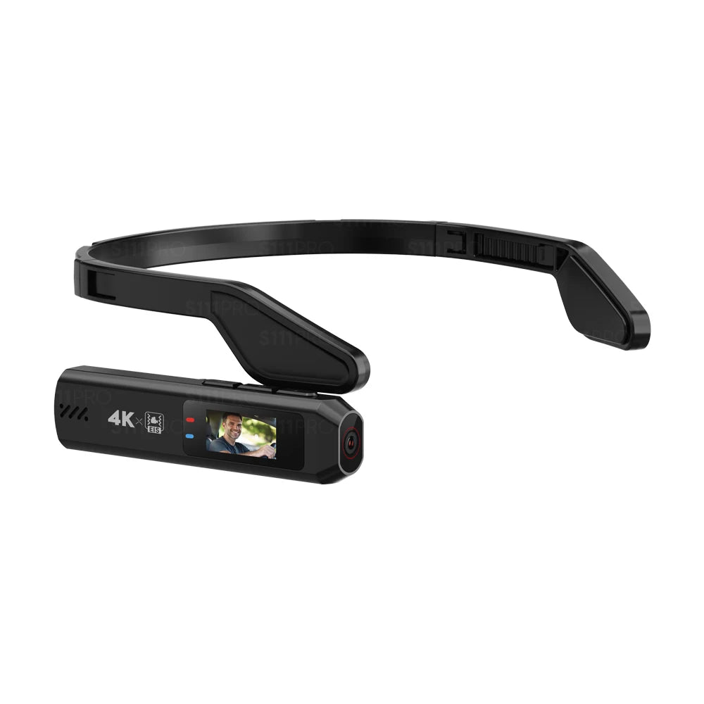 S111Pro 4K Ultra HD Glasses Camera 0.96 Inch IPS Screen WIFI APP H.264 EIS Stabilization Mode Cycling Recorder 110° Wide Angle