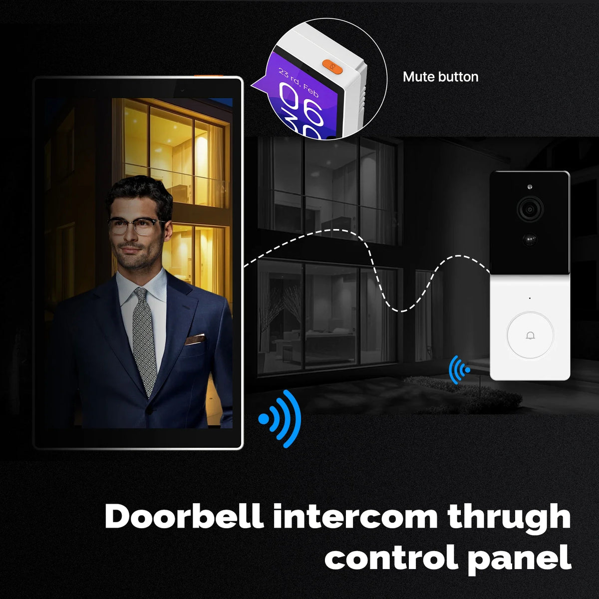 MOES Tuya WiFi Smart 5-Inch Touch Screen US Center Control Panel Built-in Alexa Voice Control ZigBee Gateway Scene Switch