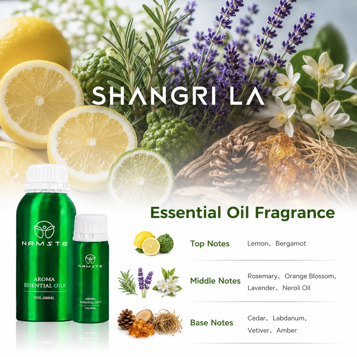 NAMSTE 100ML Top Perfume Hotel Essential Oils Room Fragrance Oils Home Flavoring Aroma Diffuser Essential Oil Jasmine Luxury