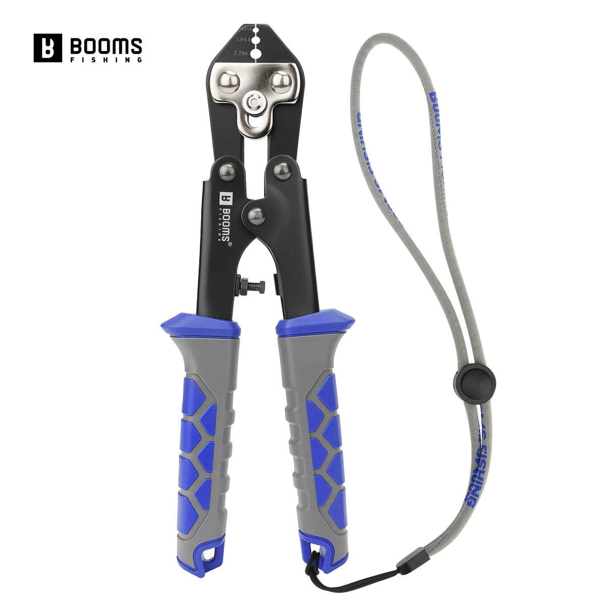 Booms Fishing XW42 Fishing Crimping Pliers Tool Suitable For the Diameter is 0.5mm to 2.2mm Steel Wire Line 8.8in Fishing Tools