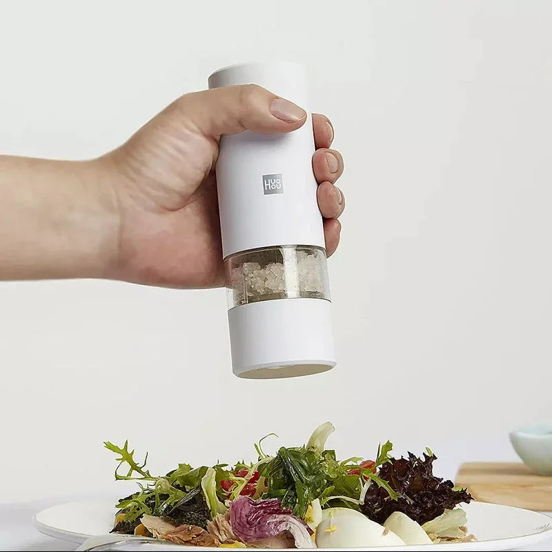 YouPin HUOHOU Electric Spice Mill Grinder Portable Kitchen Tool Grinding Cooking Pepper Seasonings Spices Grain Mill Salt Shaker