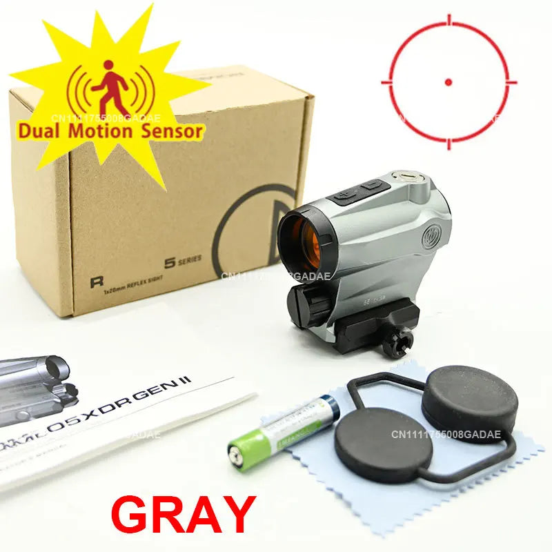 R5XDR GEN II + JULIET5 5X Combo Kit JULIET3 3X Magnifier Rifle Holographic Red Dot Sightscope Flip to Side 20mm Picatinny Mount