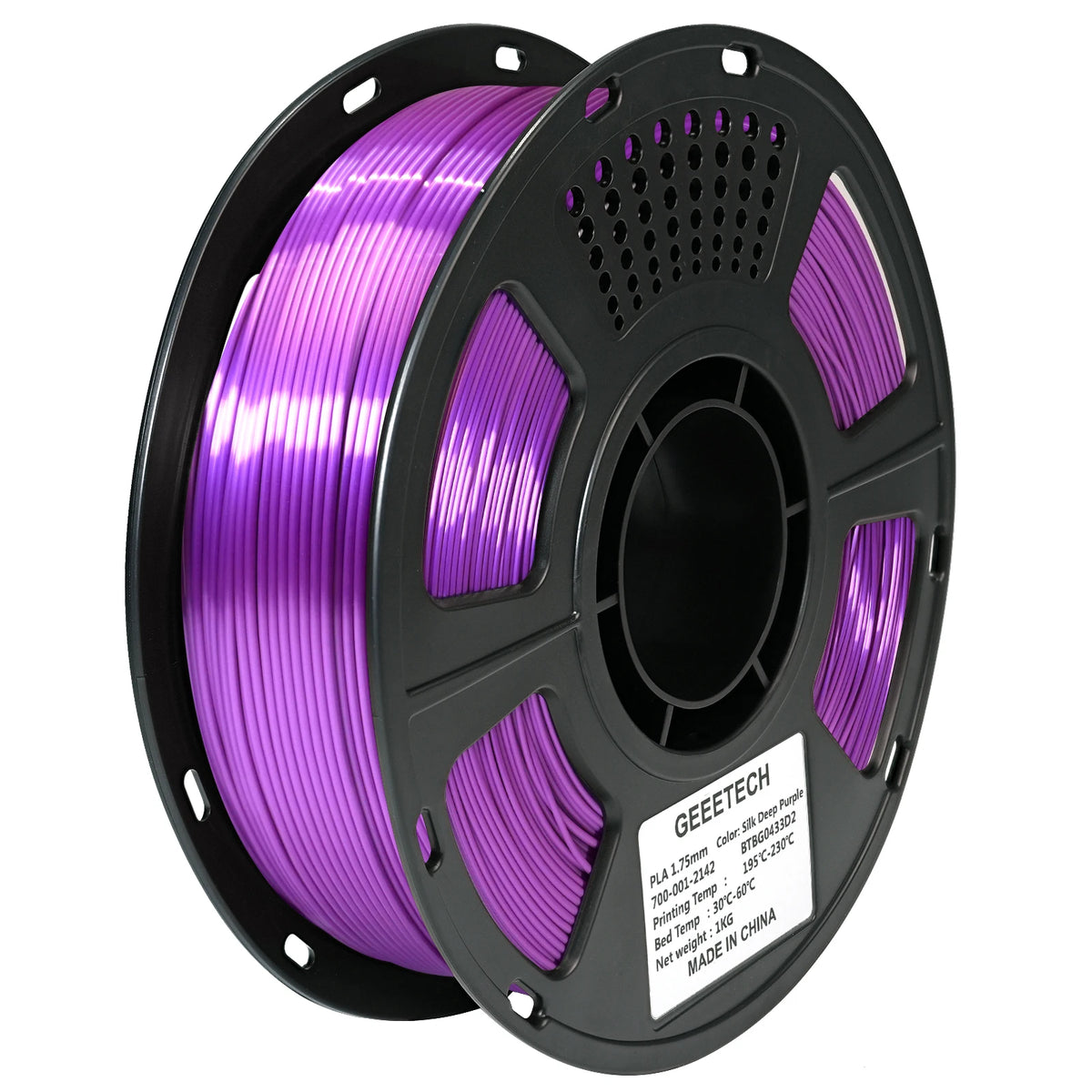 GEEETECH 3D Silk PLA Filament 1kg 1.75mm Spool Wire for 3D Printer Material, Safety, Vacuum Packaging Suitable For Bambu Lab